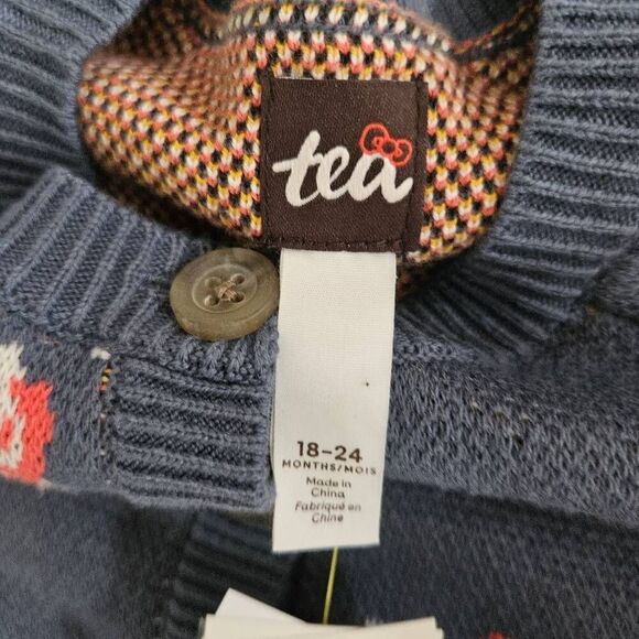 Tea Collection x Hello Kitty Cardigan Size 18-24 Months - Picture 2 of 3